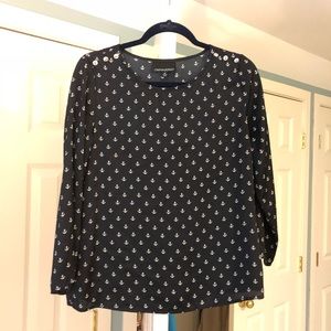 Cynthia Rowley Anchor Blouse